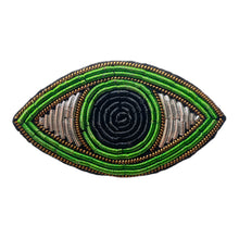 将图片加载到图库查看器，Broche Oeil  Green
