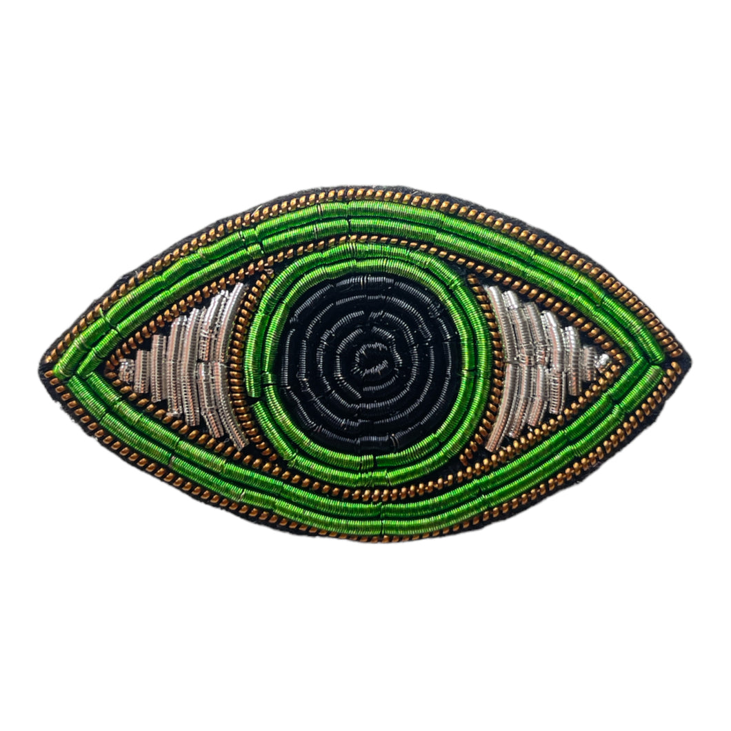 Broche Oeil  Green