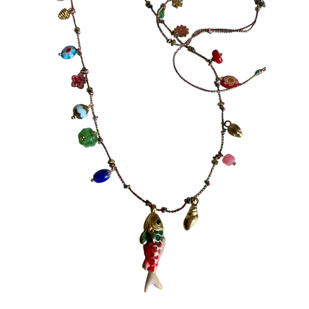 Collier long Charms
