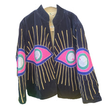 Charger l&#39;image dans la galerie, Veste Eyes Blue
