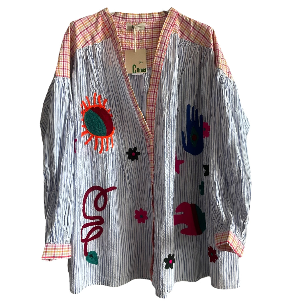Chemise blue