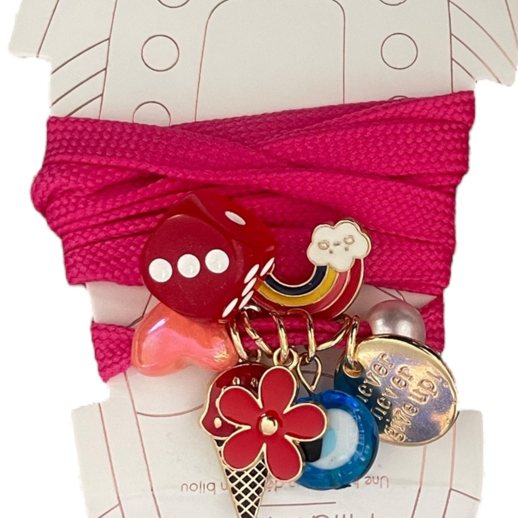 Lacet Pink Charms