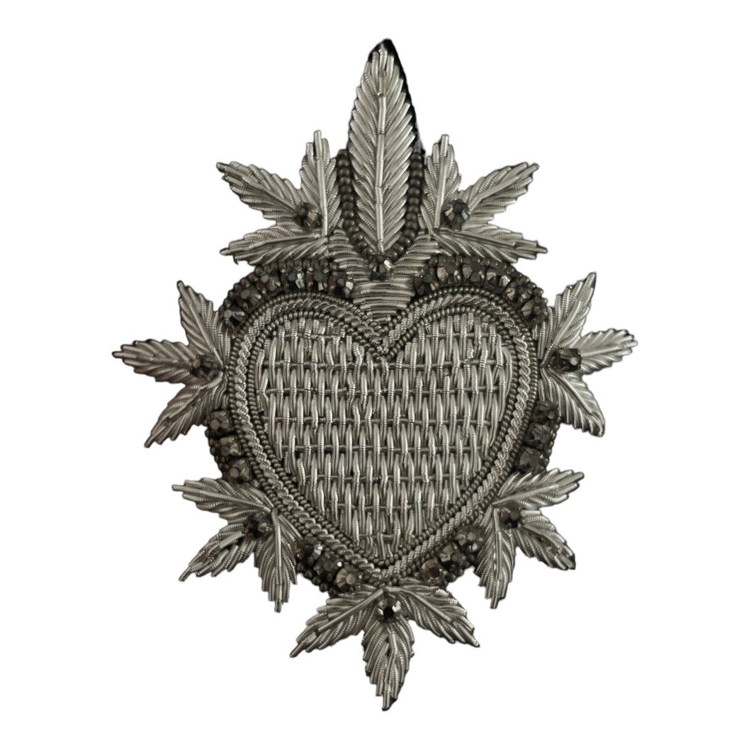 Broche Coeur Silver