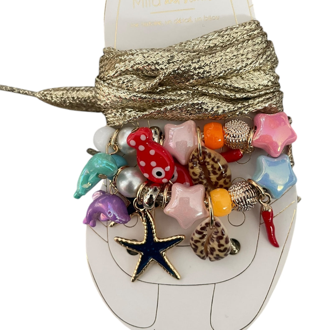Lacet Gold Charms