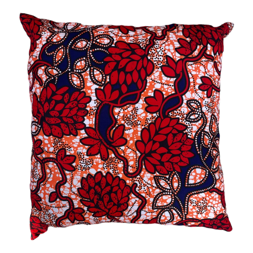 Coussin Wax red