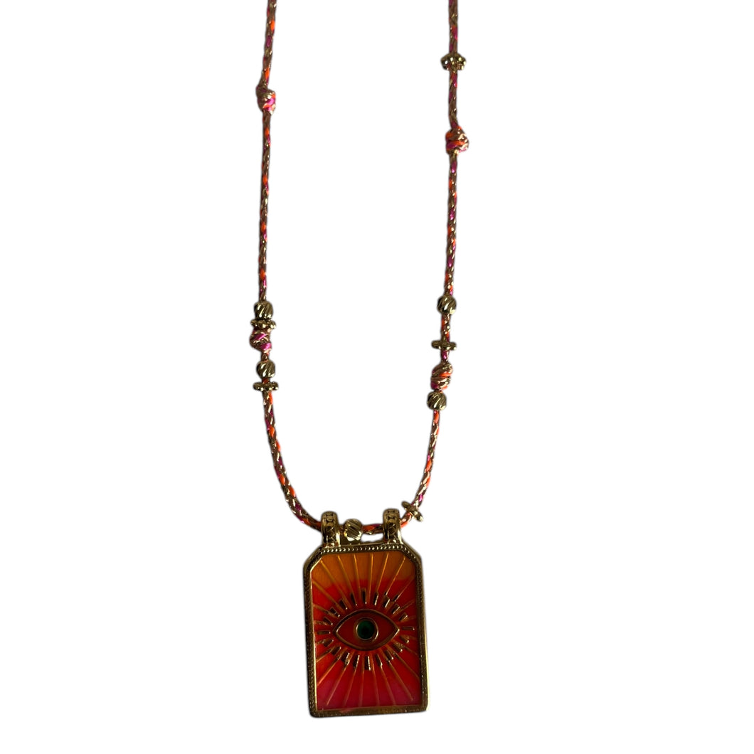 Collier Plaque œil