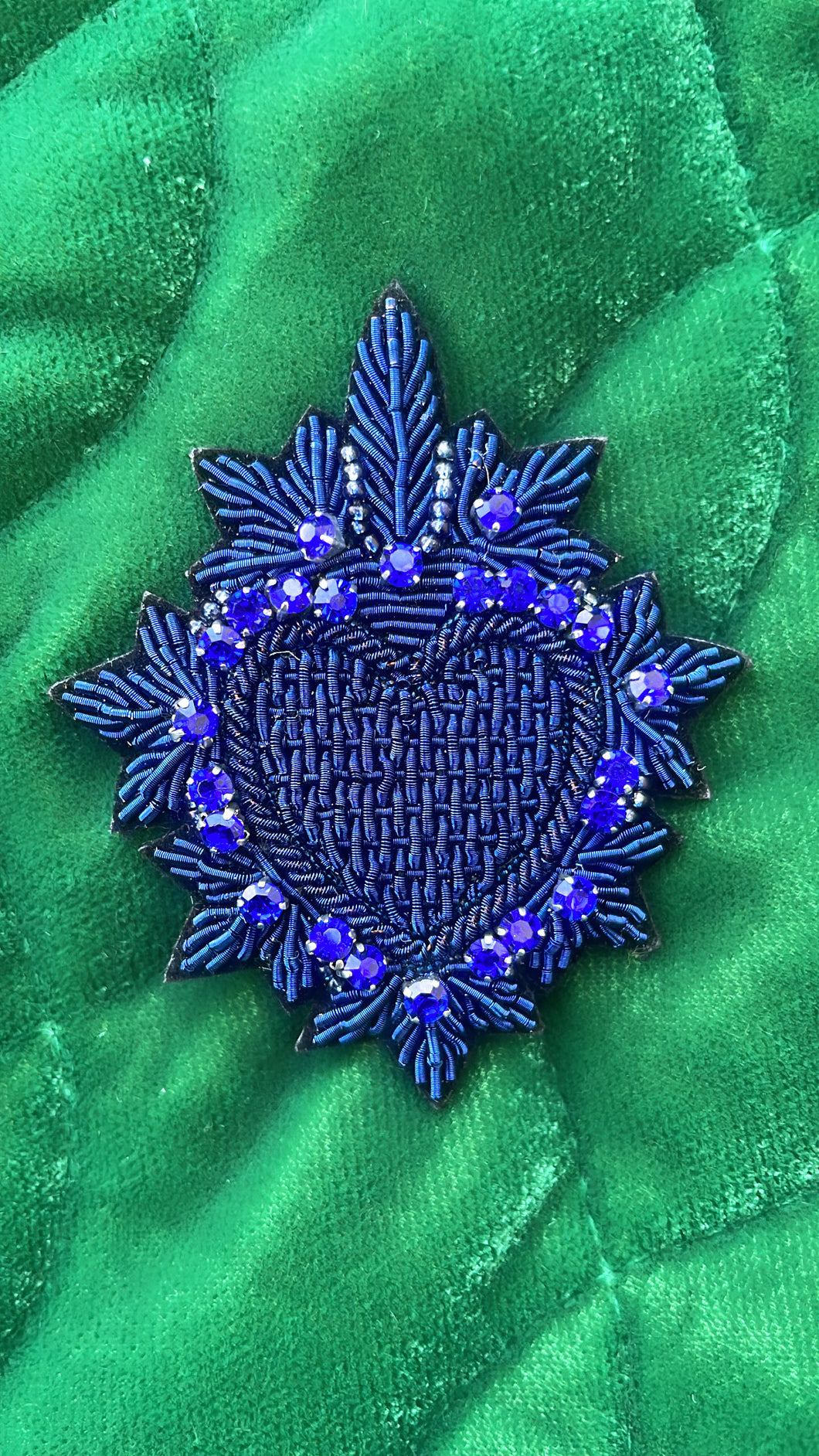 Broche little Coeur Blue