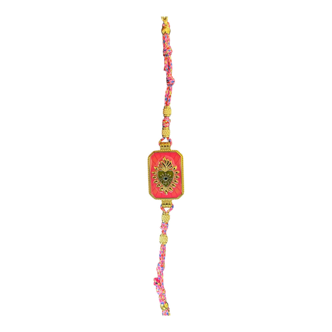 Bracelet plaque cœur