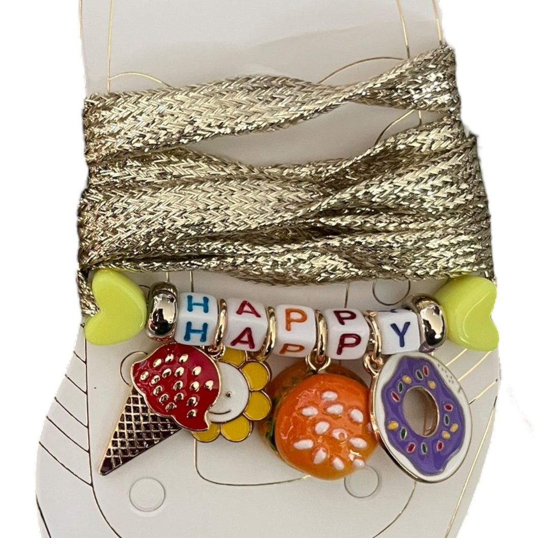 Lacet Gold Charms