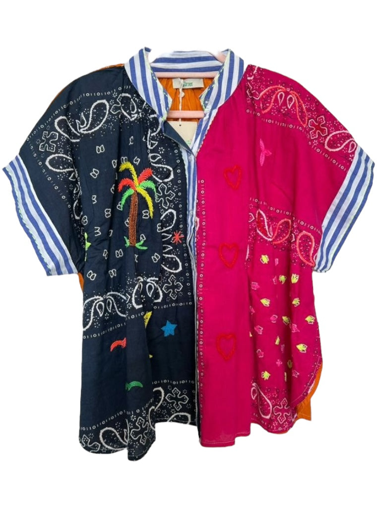 Chemise Bandana Pink