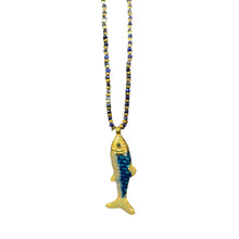 Load image into Gallery viewer, Collier Fish Pearl Fish
