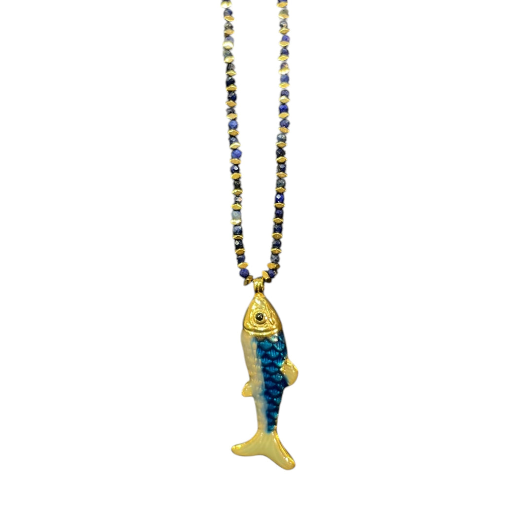Collier Fish Pearl Fish
