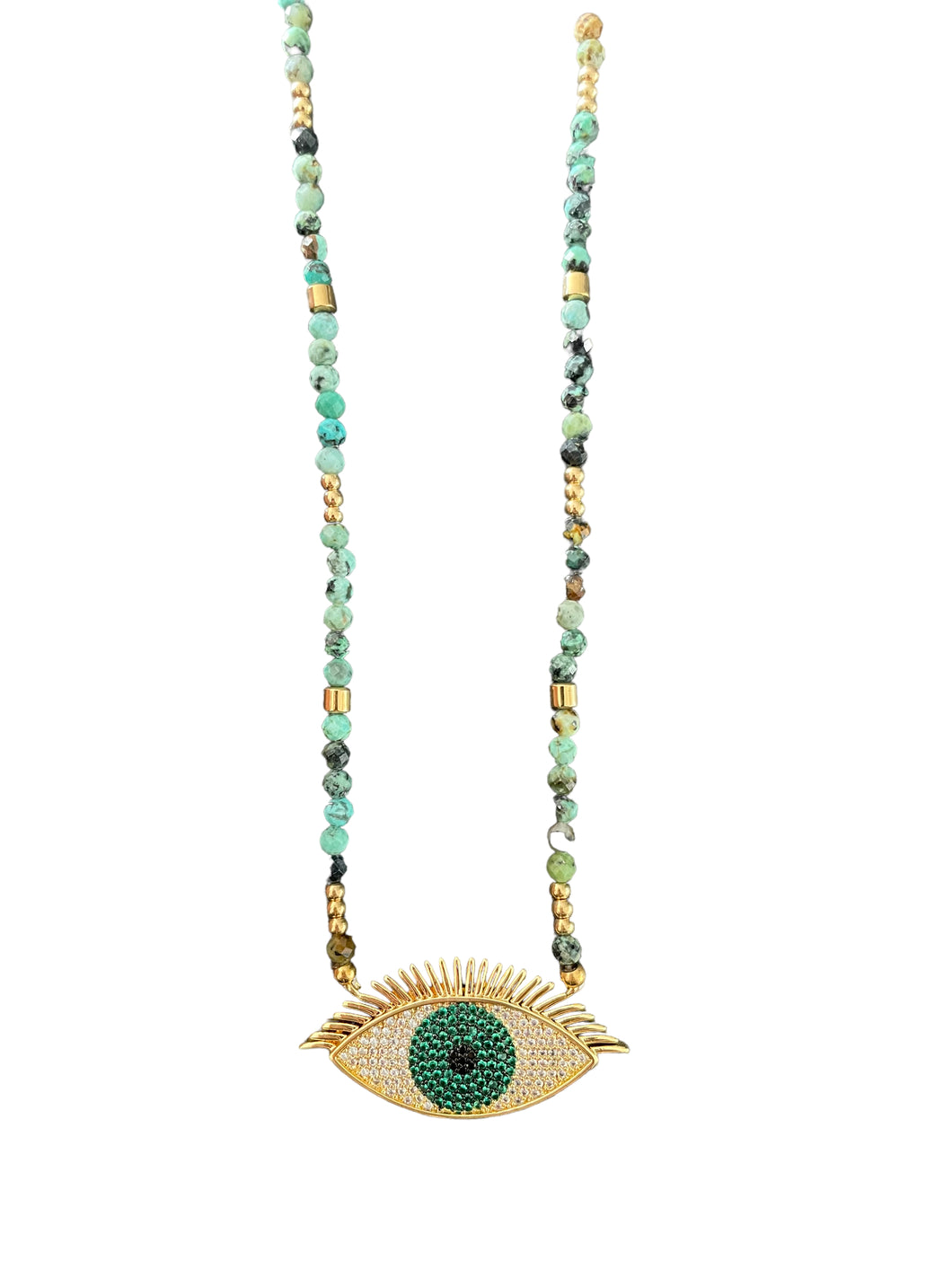 Collier Eyes Pearl
