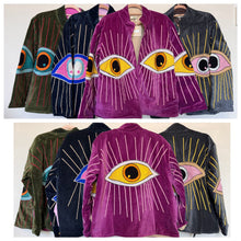 Charger l&#39;image dans la galerie, Veste Eyes Blue
