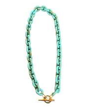 Charger l&#39;image dans la galerie, Collier Maille XXL Turquoise
